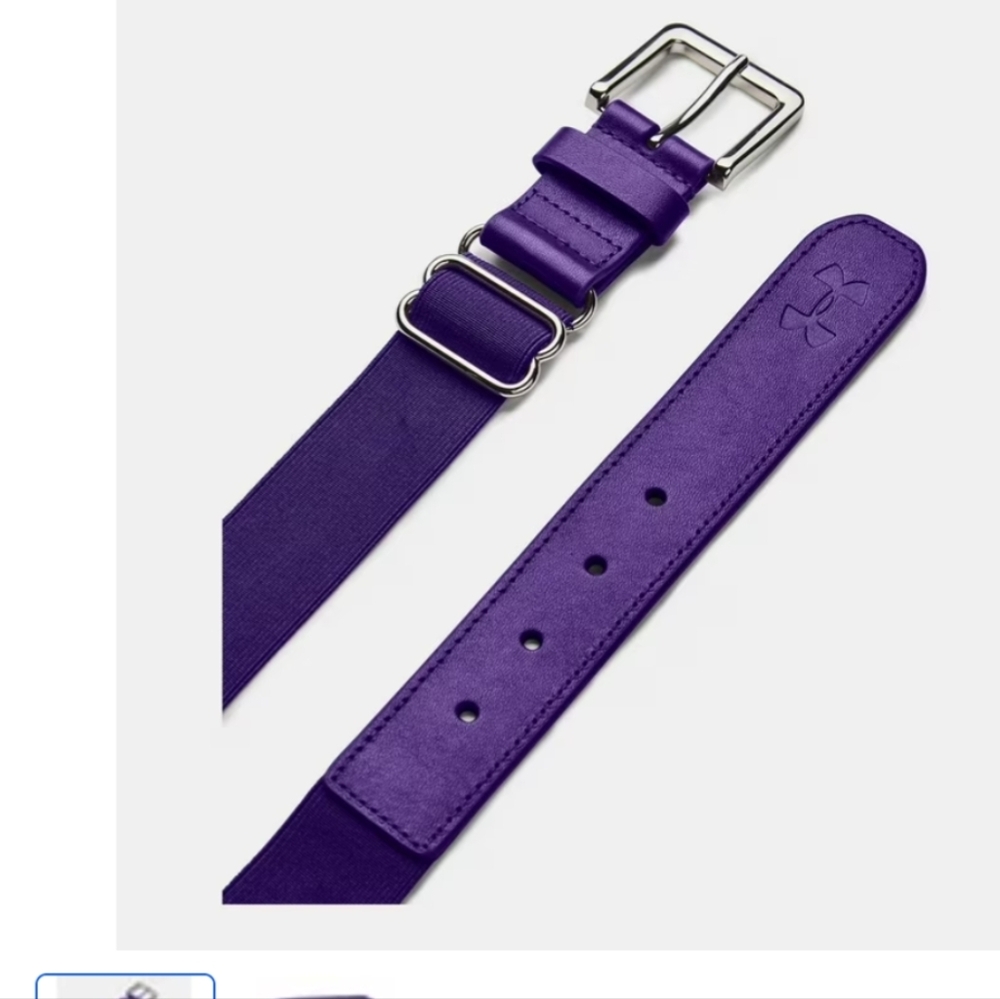 Under Armour Youth 41" Adjustable Baseball Belt - Purple